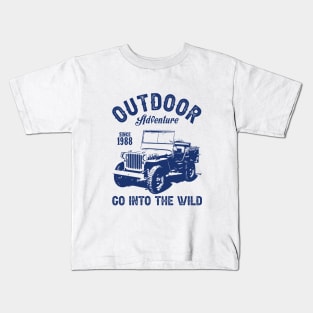 Jeep 4x4 Adventure! Kids T-Shirt